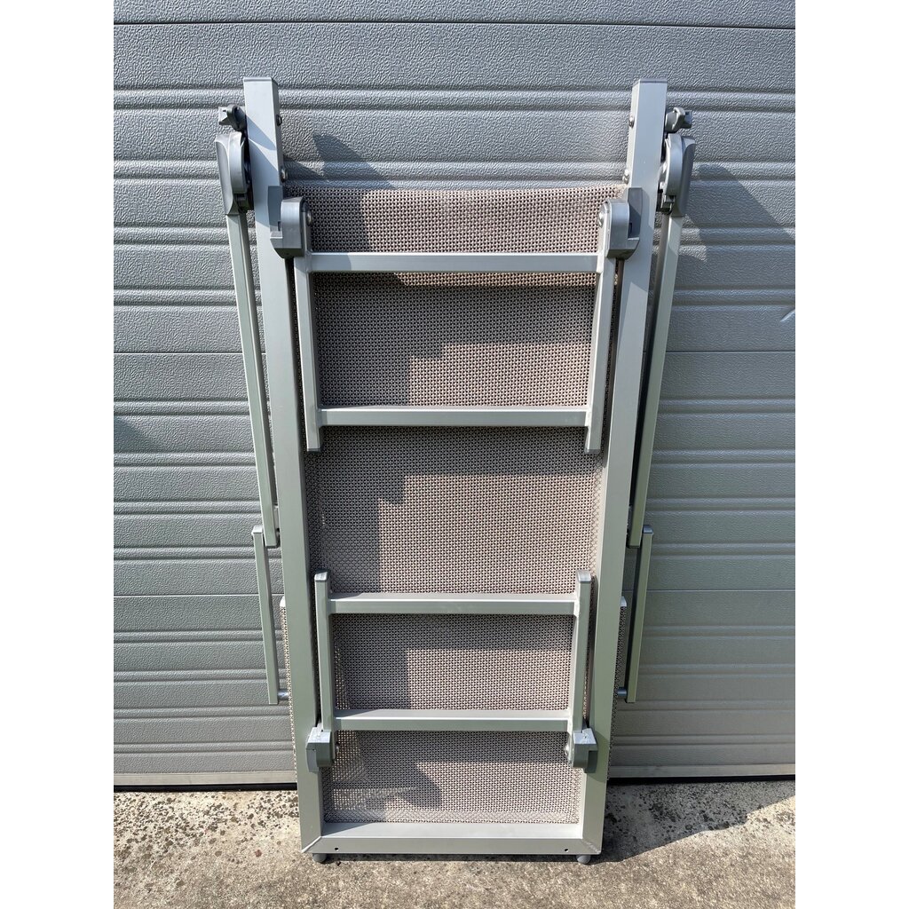 Ramberti Extra Lang Inklapbaar ligbed Rio aluminium