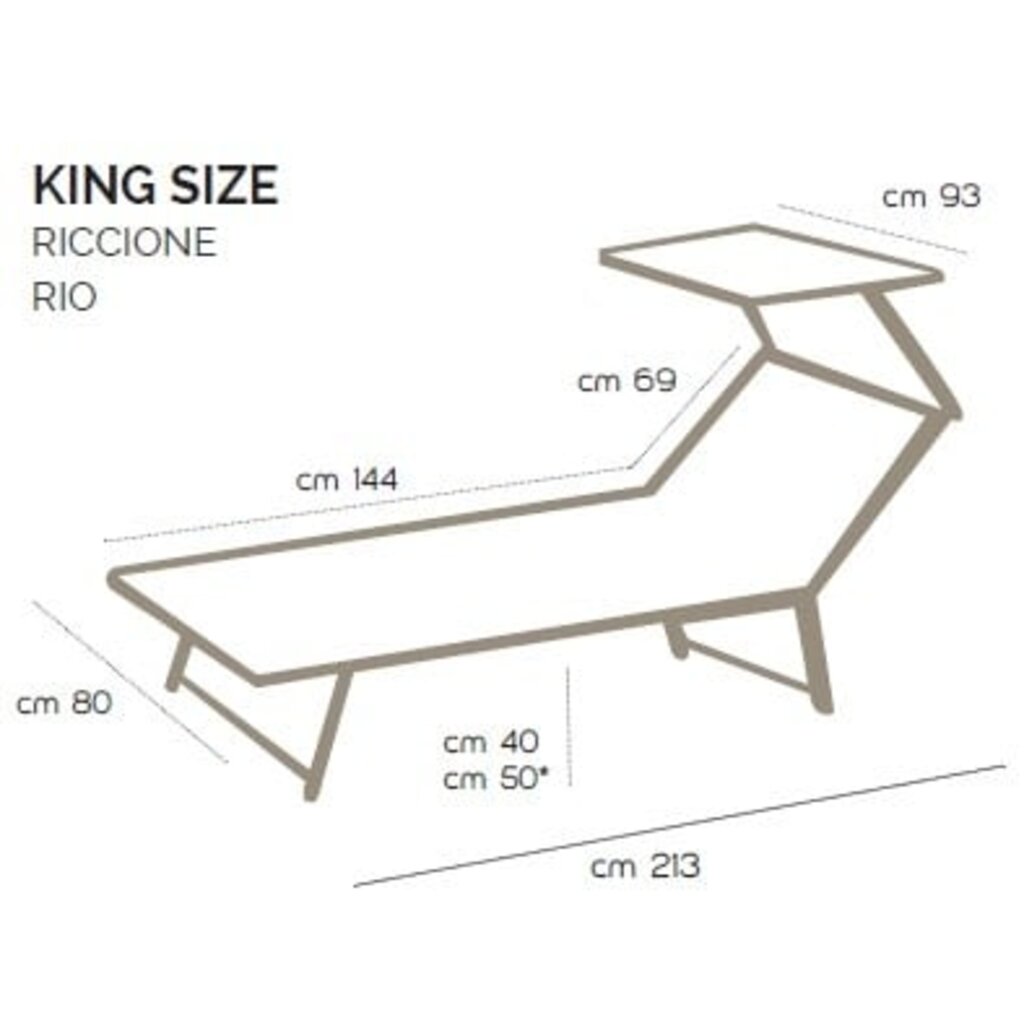 Ramberti KingSize Inklapbaar Italiaans ligbed Rio