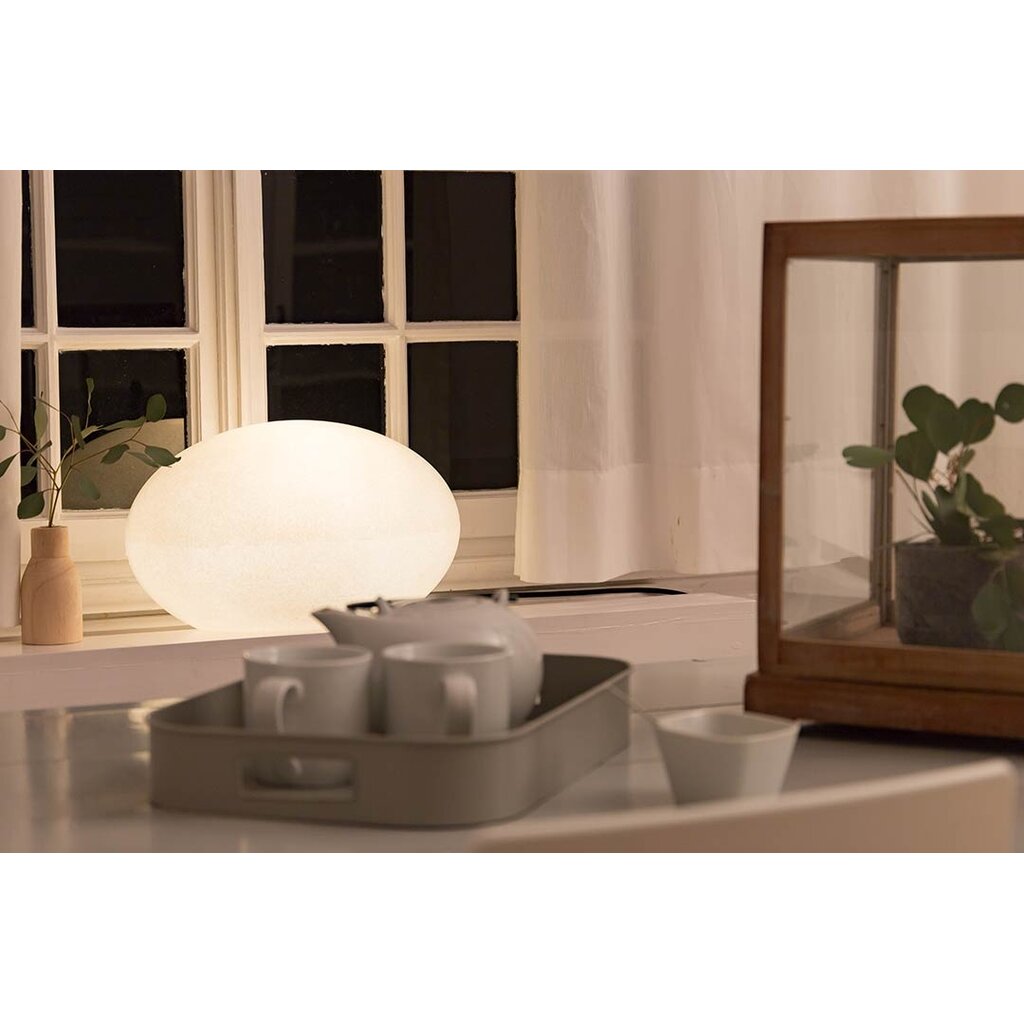 8 seasons design Kunststof waterbestendige ovale solar lamp  SALE