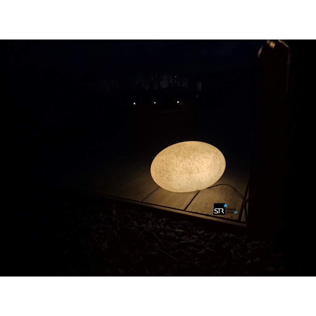 8 seasons design Kunststof waterbestendige ovale solar lamp  SALE