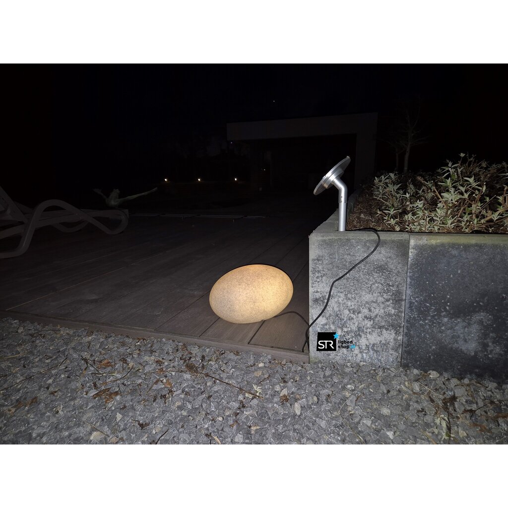 8 seasons design Kunststof waterbestendige ovale solar lamp  SALE