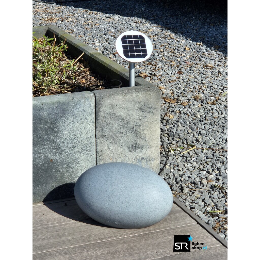 8 seasons design Kunststof waterbestendige ovale solar lamp  SALE