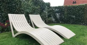 Wat is de breedte van een ligbed voor de tuin?