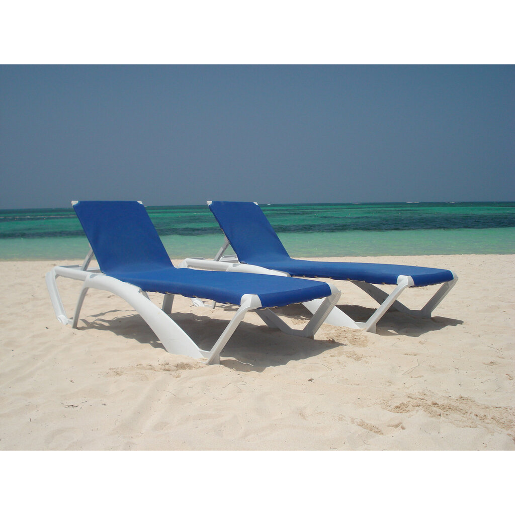 Resol Ligbed Marina Club wit frame met lichtgrijs textileen SALE