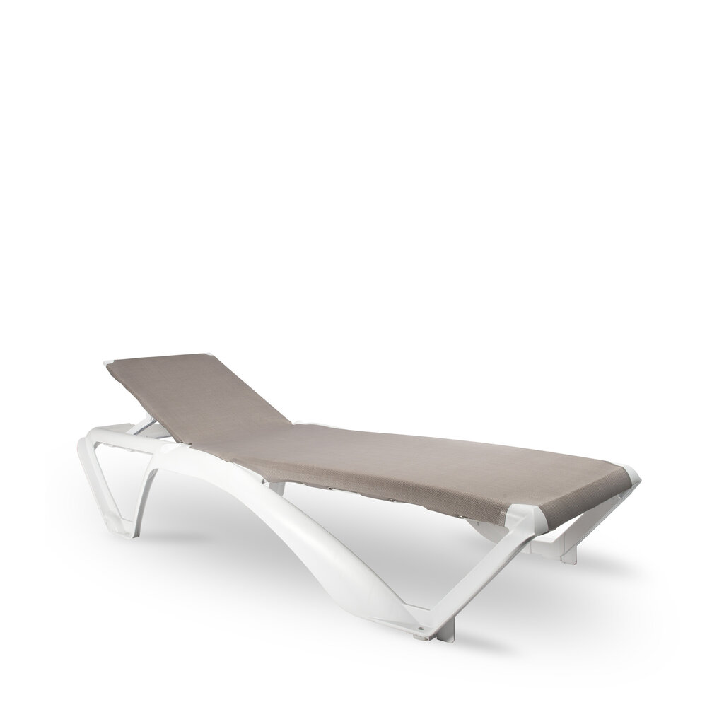 Resol Ligbed Marina Club wit frame met lichtgrijs textileen SALE