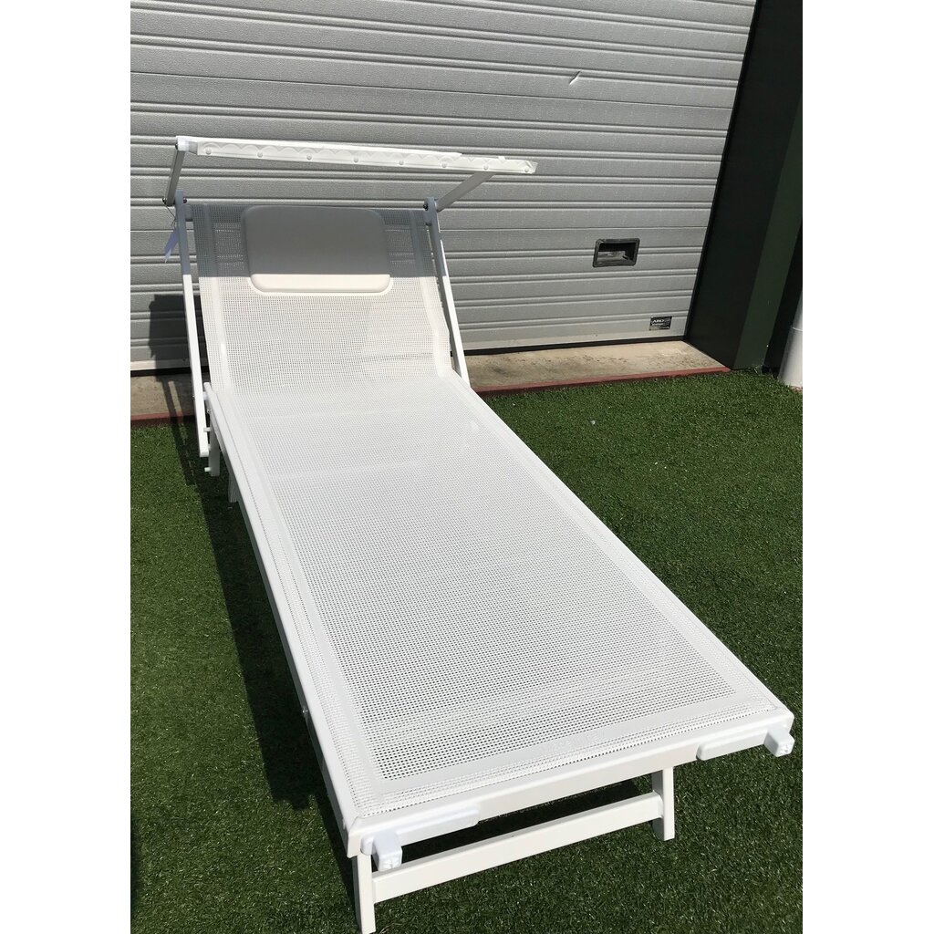 Italië design Inklapbaar ligbed Lusso aluminium XL comfort SALE