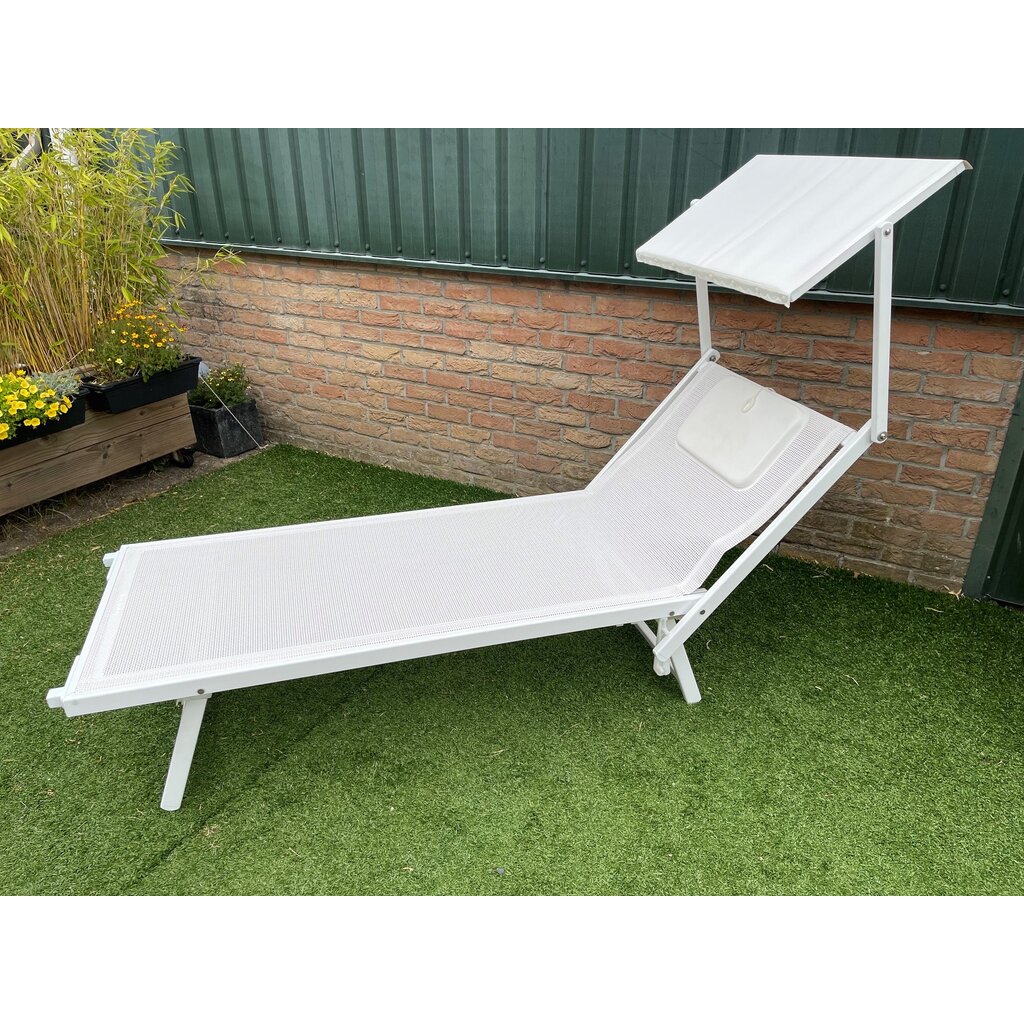 Italië design Inklapbaar ligbed Lusso aluminium XL comfort SALE