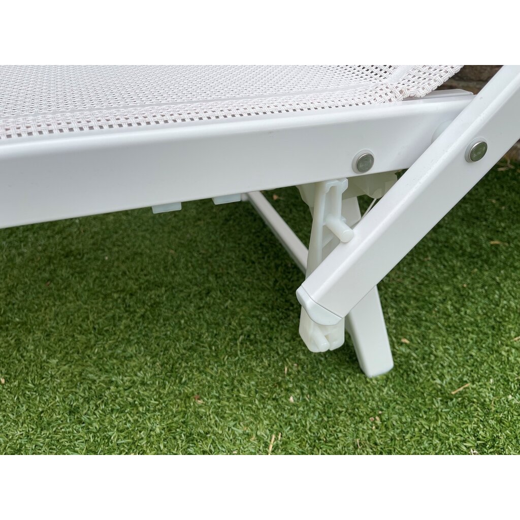 Italië design Inklapbaar ligbed Lusso aluminium XL comfort SALE