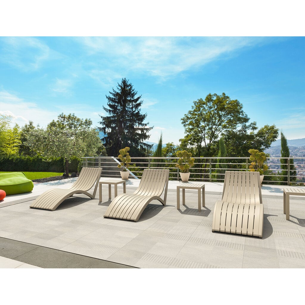Siesta Ligbed Slim geheel weersbestendig kunststof  SALE