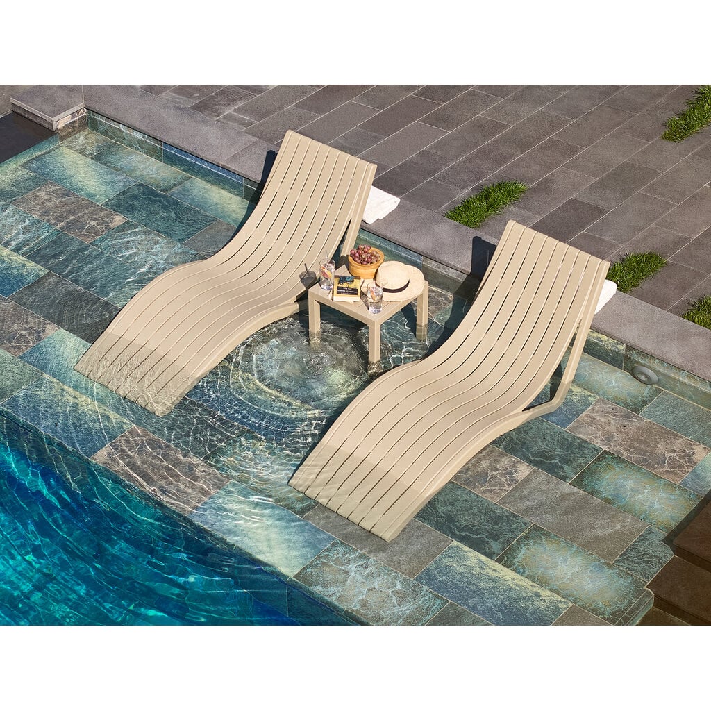 Siesta Ligbed Slim geheel weersbestendig kunststof  SALE