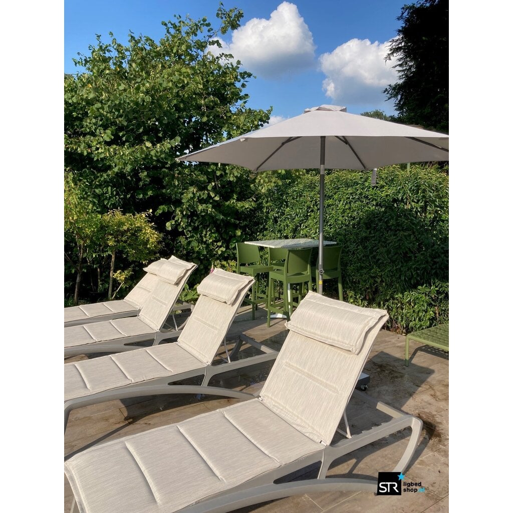 Platinum Ronde middenstok parasol Lisboa 250 of 300 cm SALE