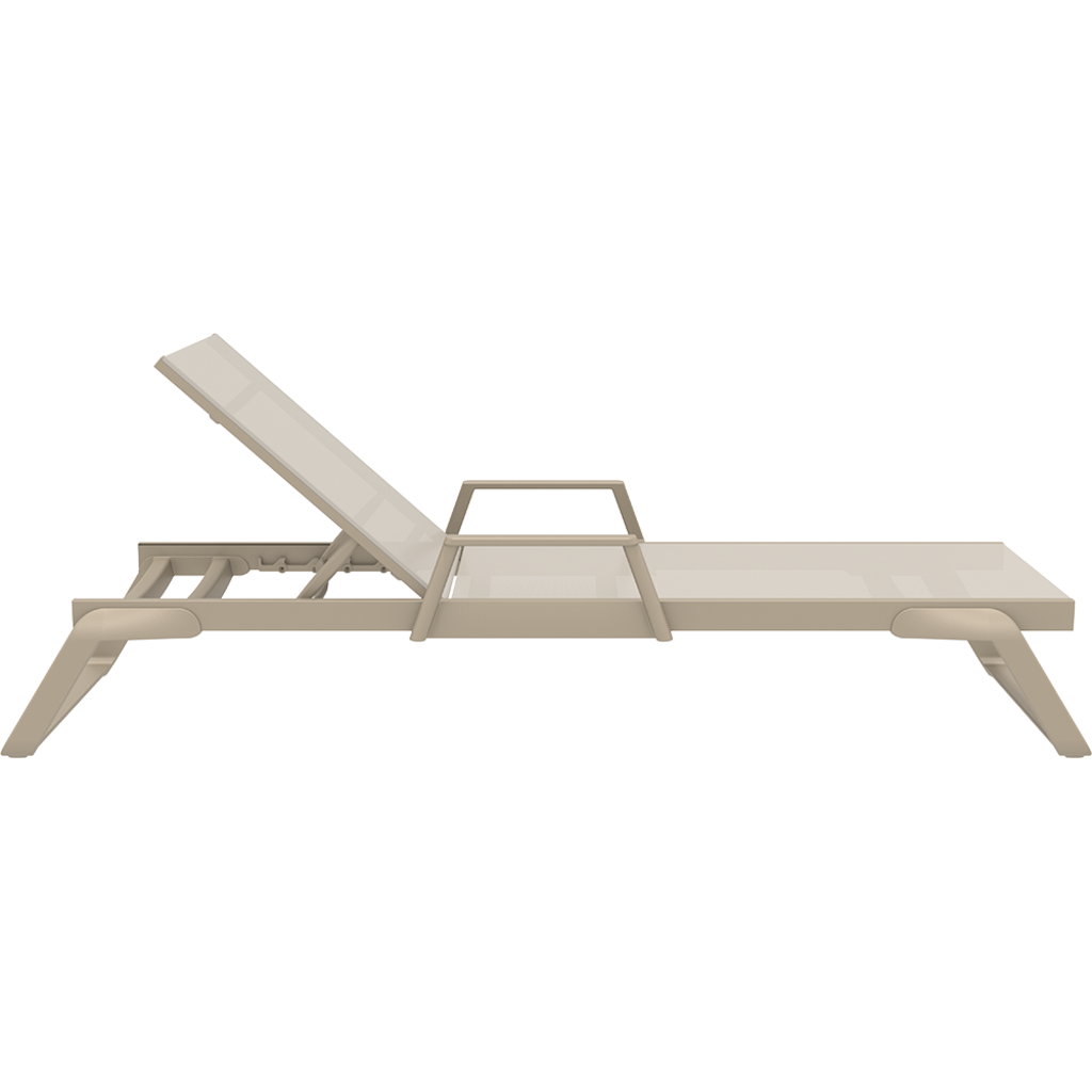 Siesta Losse set kunststof armsteunen ligbed Tropic