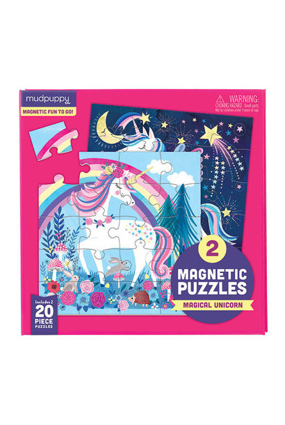 Mudpuppy Magnetic Fun Puzzel Unicorn
