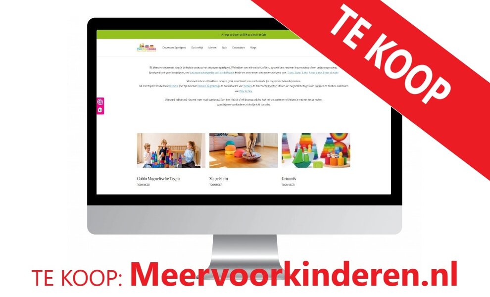 Nieuws: Meervoorkinderen.nl staat te koop