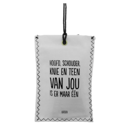 100% Leuk 100% Leuk geurzakje - Hoofd schouder knie en teen