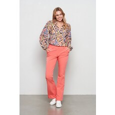 &Co Flared broek PENELOPE flamingo