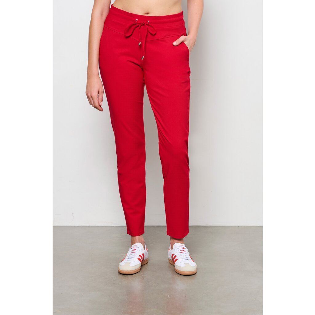 &Co Broek Penny Twill Red