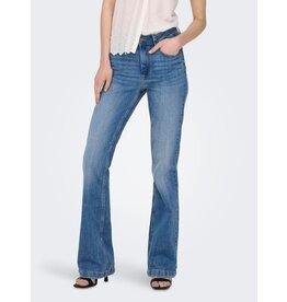 JDY Flared Flora Medium blue