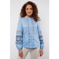 C&S the label Cascade blouse Blue