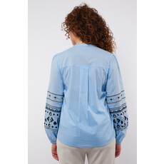 C&S the label Cascade blouse Blue