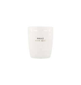 Zusss espressokop merci mon ami wit/zwart/goud