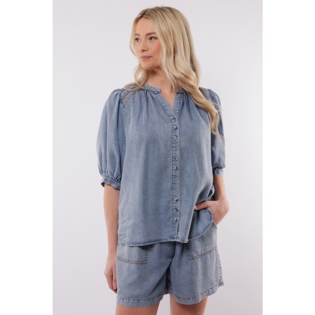 C&S the label Top Monterosso Denim