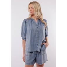 C&S the label Top Monterosso Denim