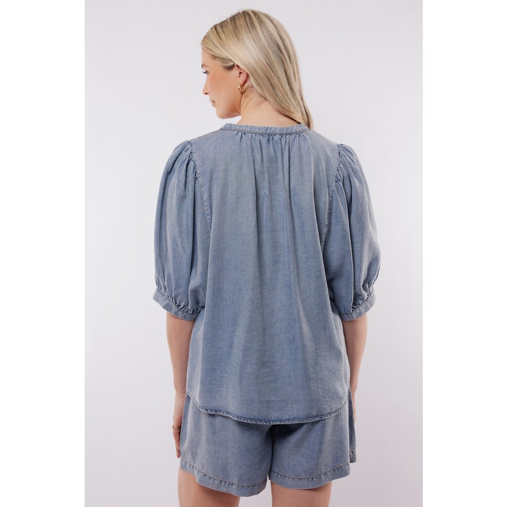 C&S the label Top Monterosso Denim