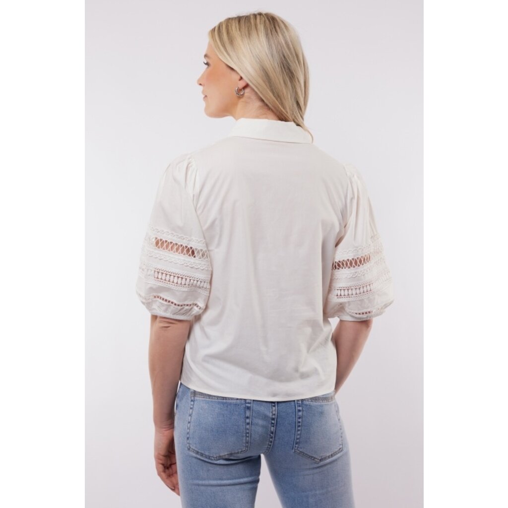 C&S the label Blouse Santa Cruz White