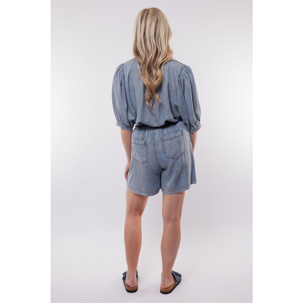 C&S the label Short Levanto Denim