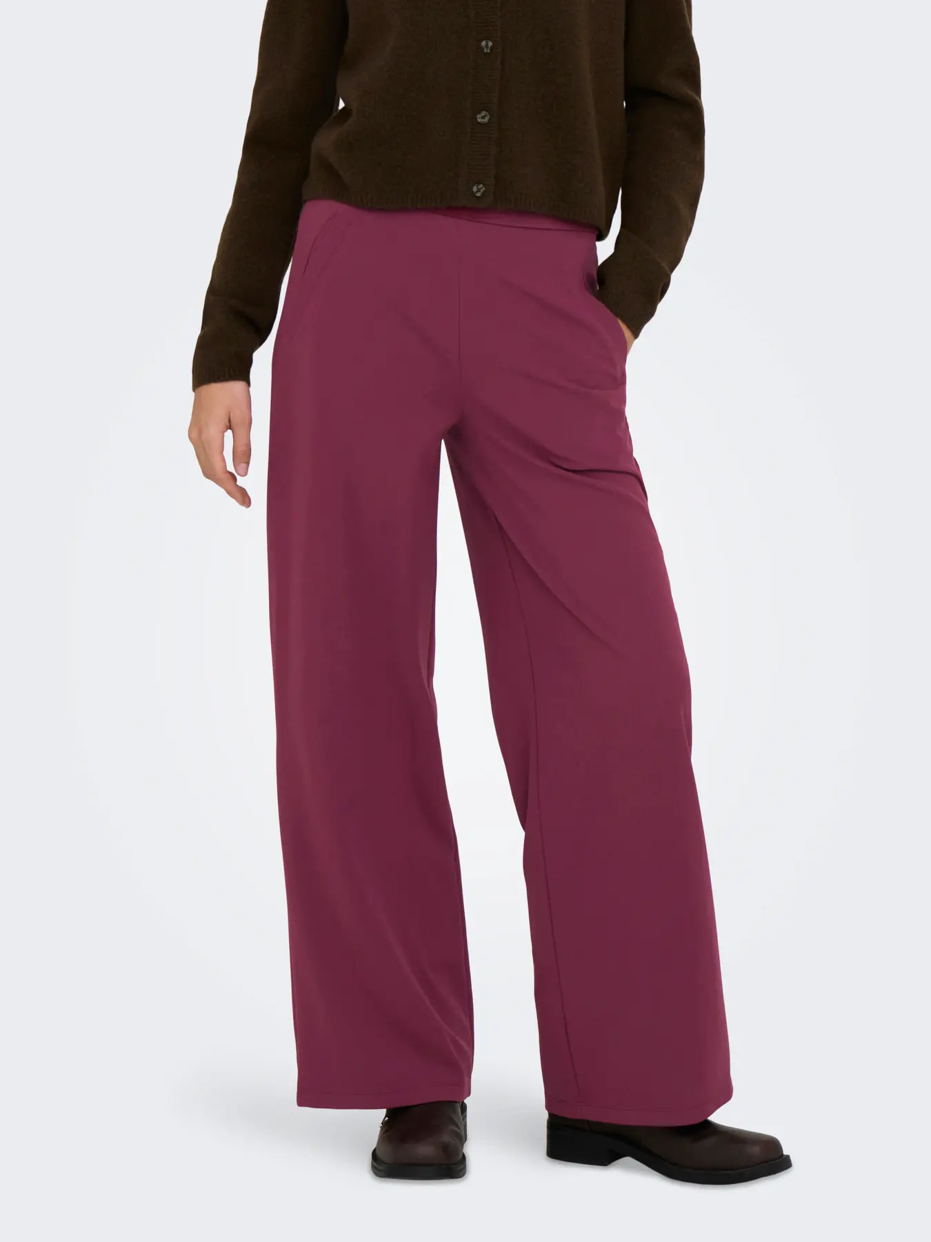 JDY Broek Louisville Maroon