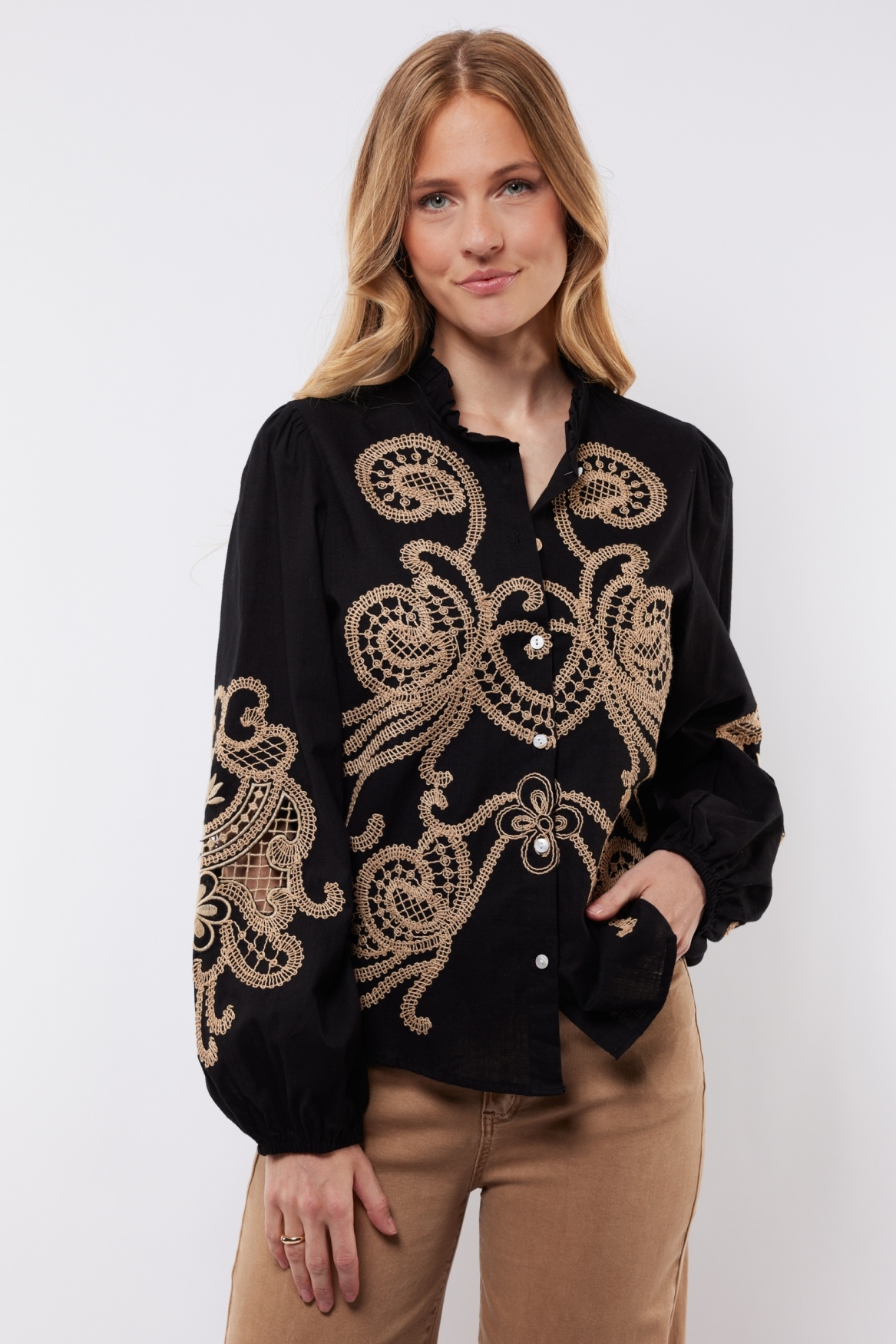 C&S the label Blouse Lisanne Black