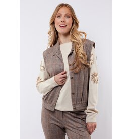 C&S the label Gilet Guusje Camel