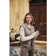 C&S the label Gilet Guusje Camel