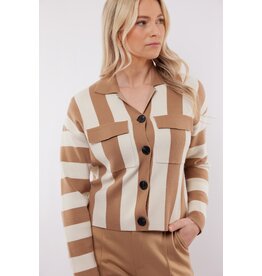 C&S the label Vest Cecilla Camel