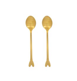 Zusss set van 2 lepeltjes hartje