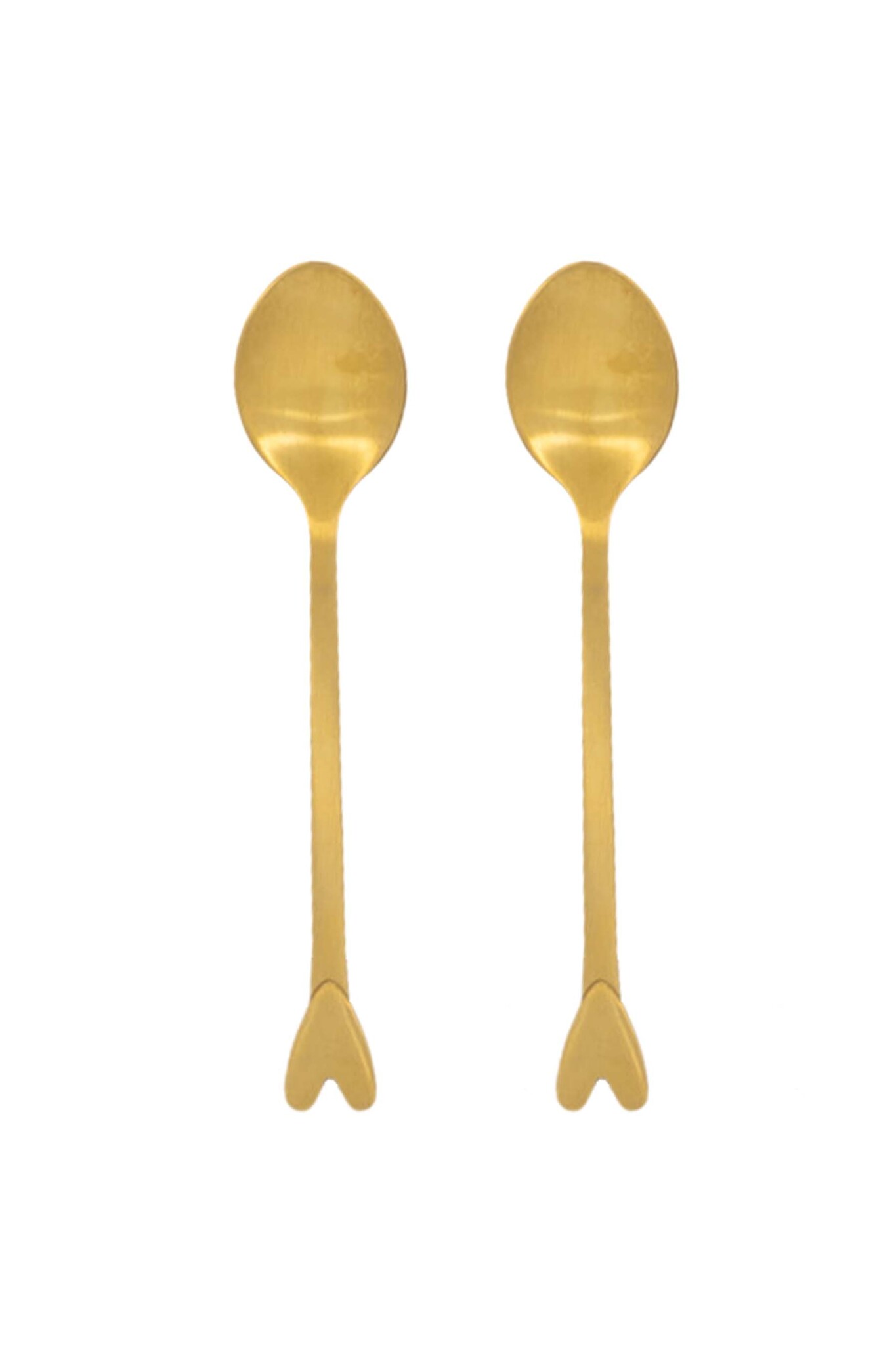 Zusss set van 2 lepeltjes hartje