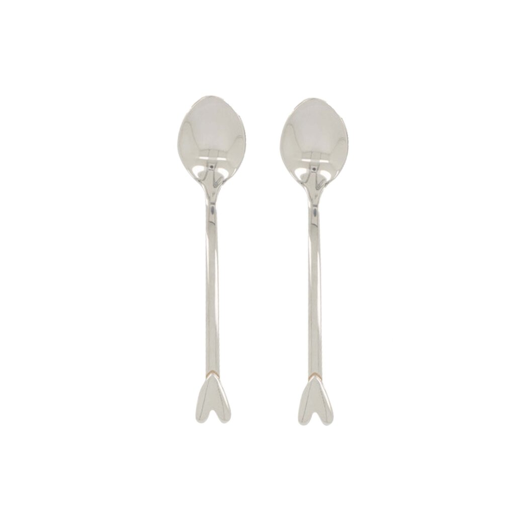 Zusss set van 2 lepeltjes hartje