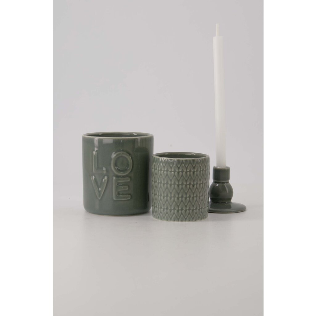 Zusss geurkaars keramiek hartjes