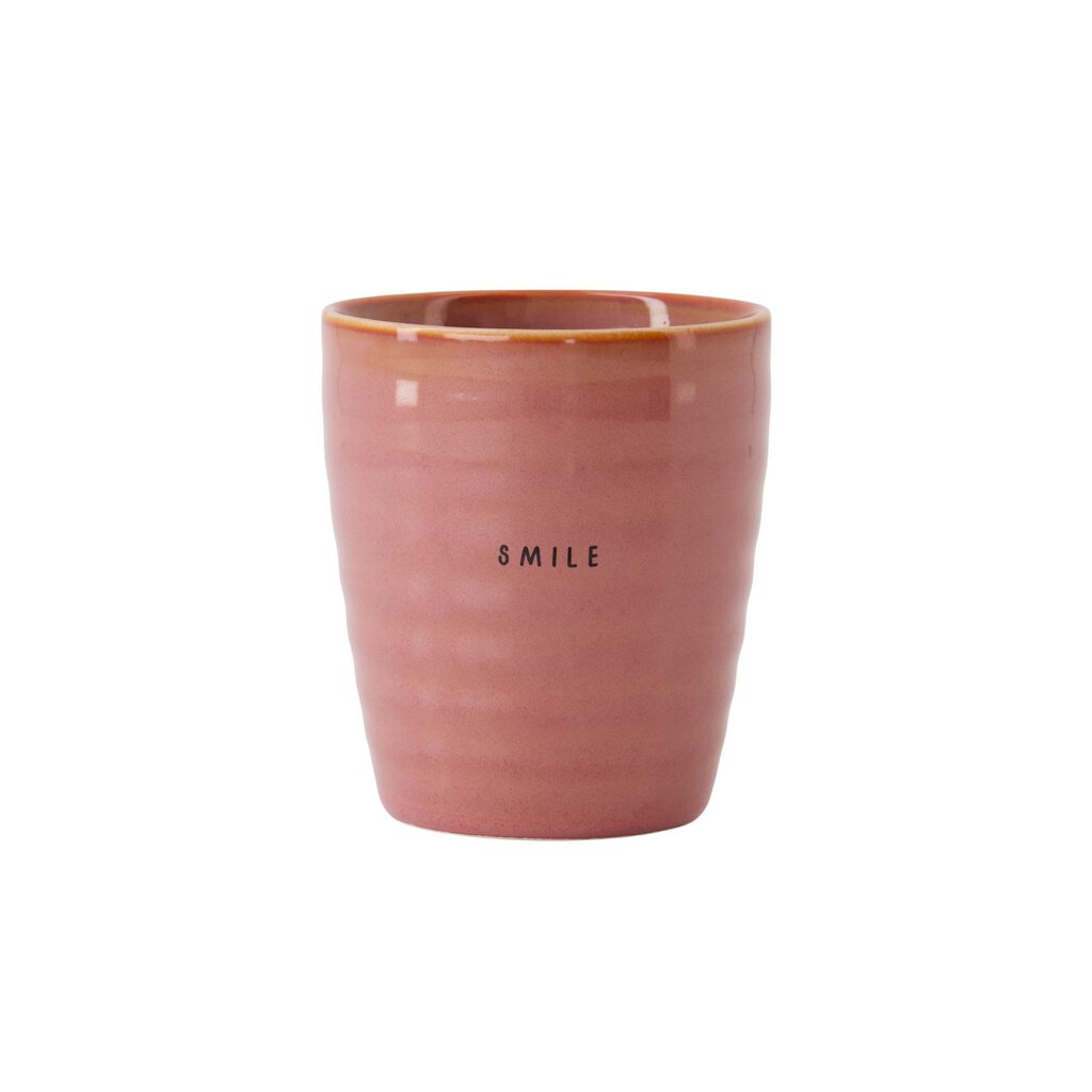 Zusss koffiemok smile burgundy