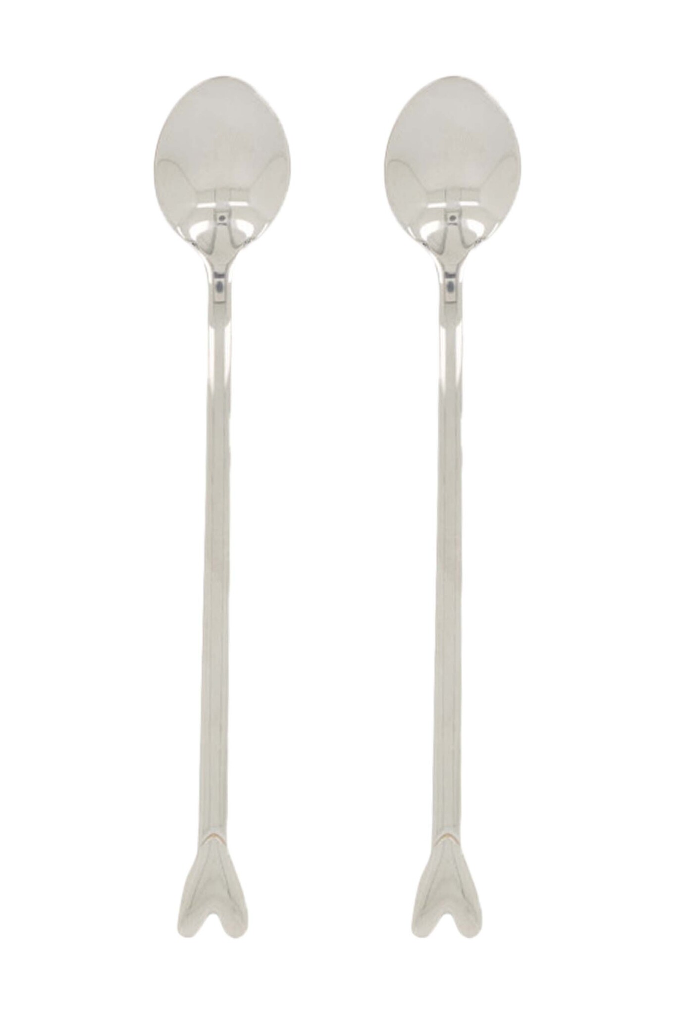 Zusss set van 2 lange lepels hartje