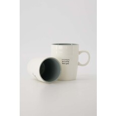 Zusss koffiemok je bent geweldig wit/grijsblauw