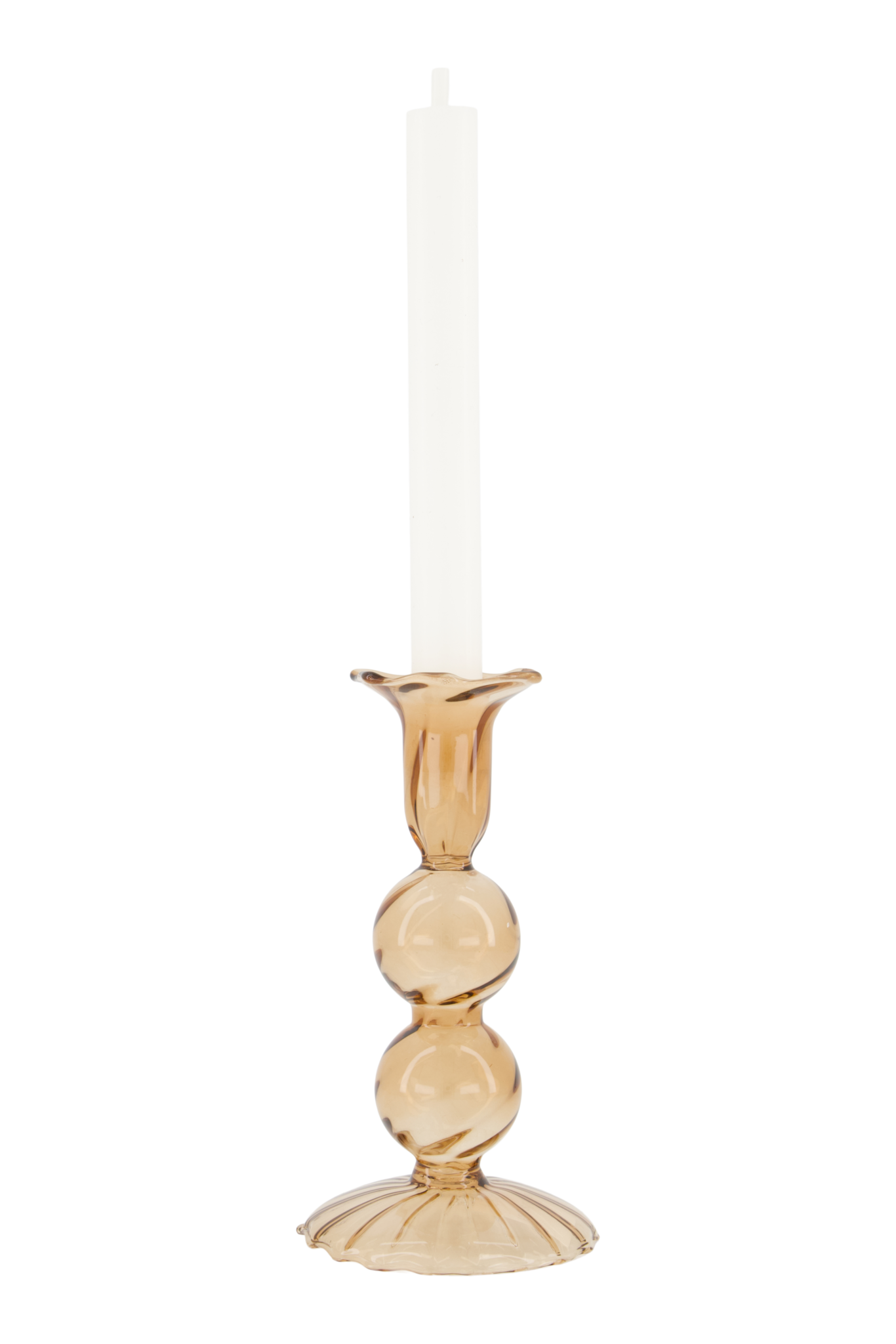 Zusss kandelaar glas bolling L