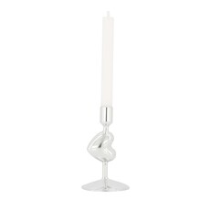 Zusss kandelaar glas hartje zilver