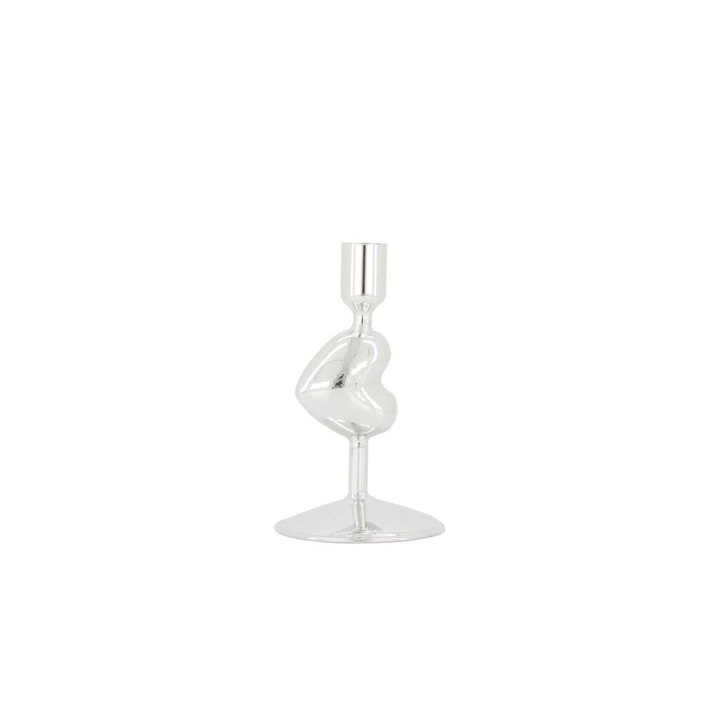 Zusss kandelaar glas hartje zilver