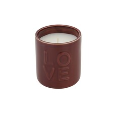 Zusss geurkaars keramiek love