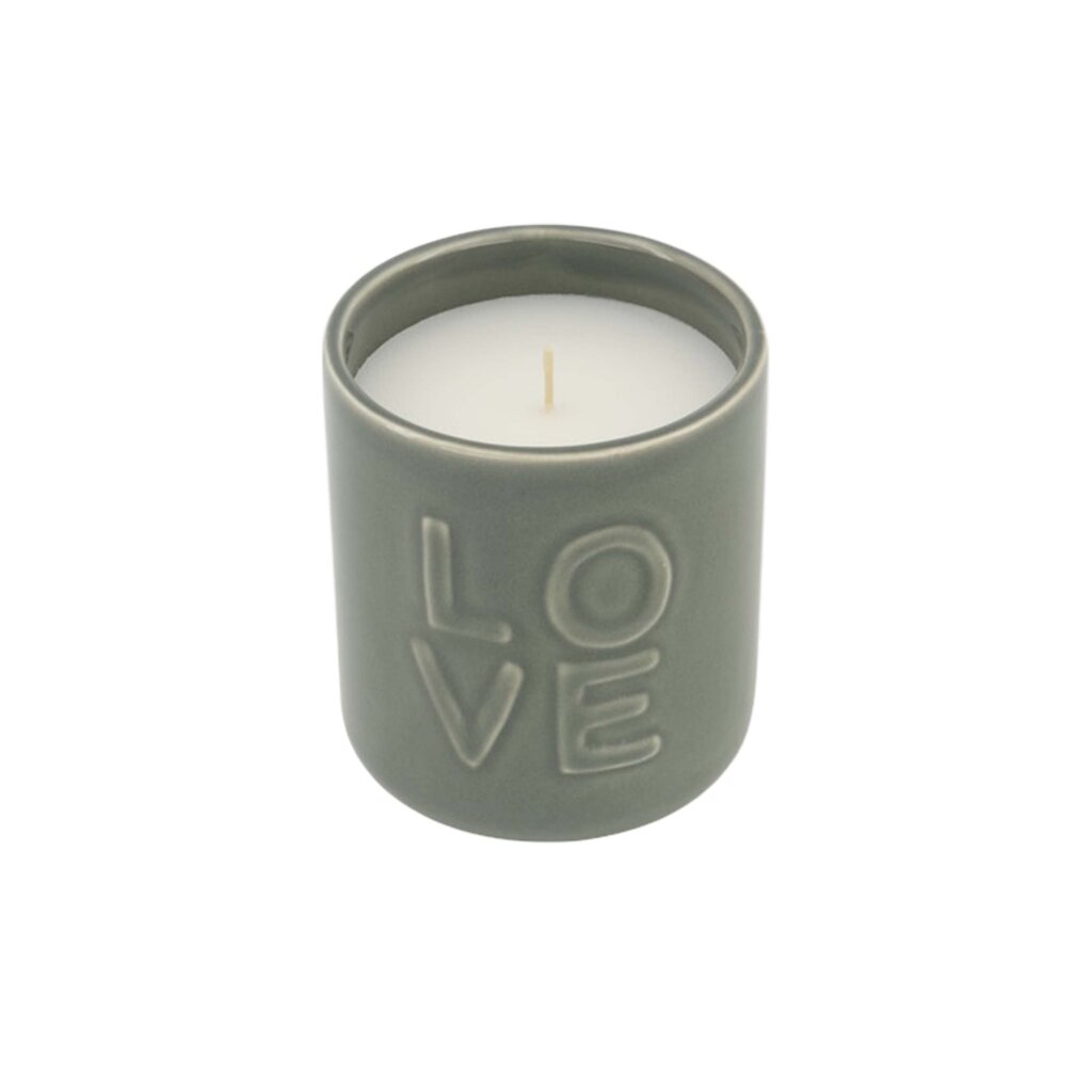 Zusss geurkaars keramiek love