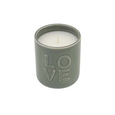 Zusss geurkaars keramiek love