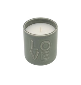 Zusss geurkaars keramiek love