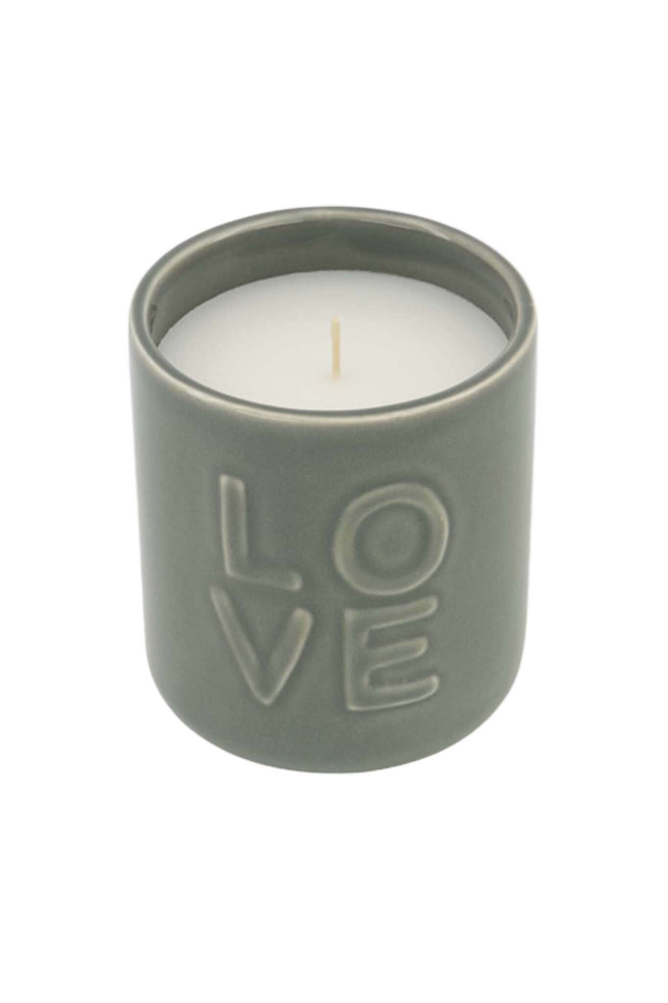 Zusss geurkaars keramiek love